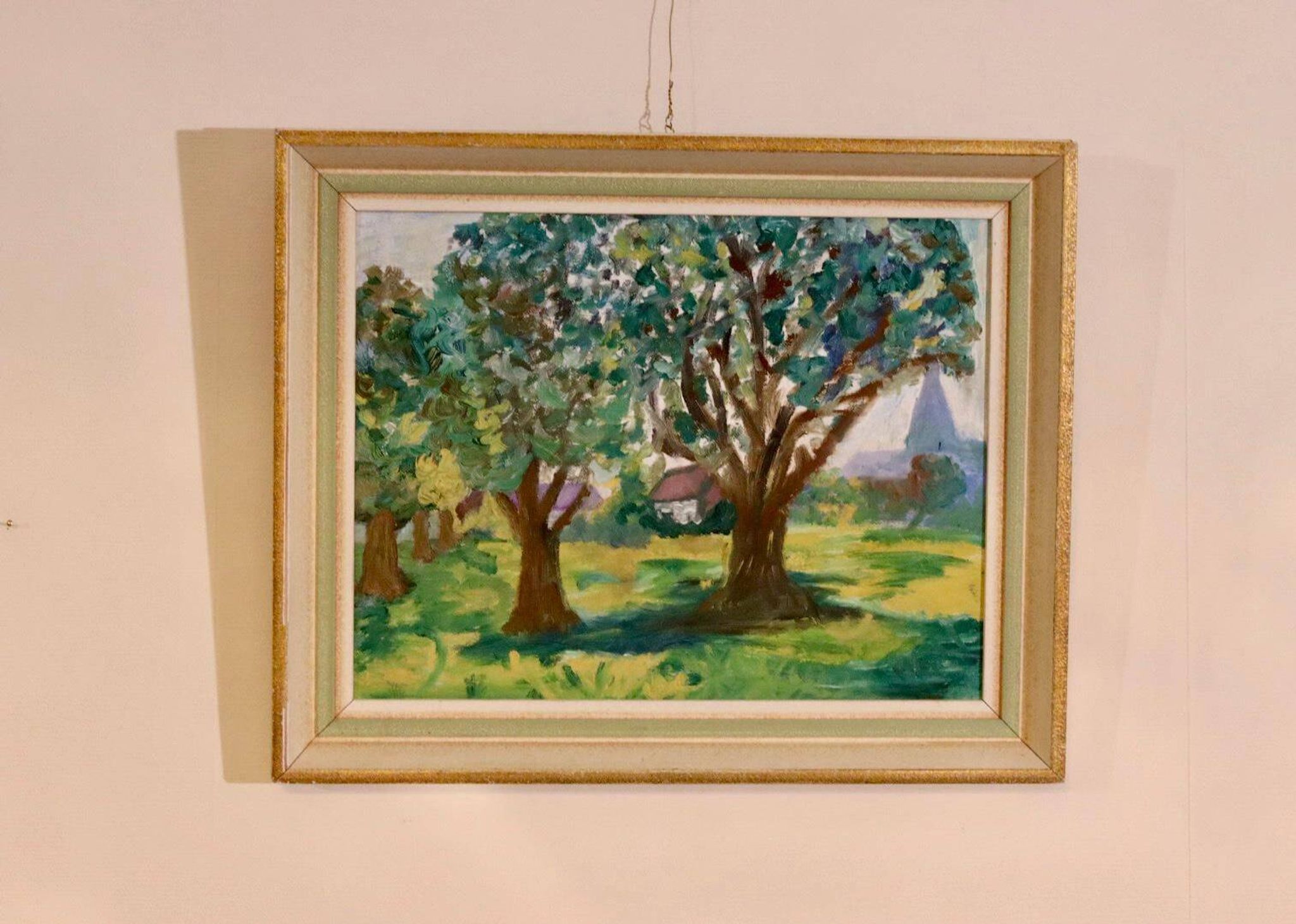 "House darkened by the trees" by A. Akalsson
