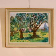 "House darkened by the trees" by A. Akalsson