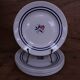 Set of 6 dessert plates Sarreguemines model Marianne