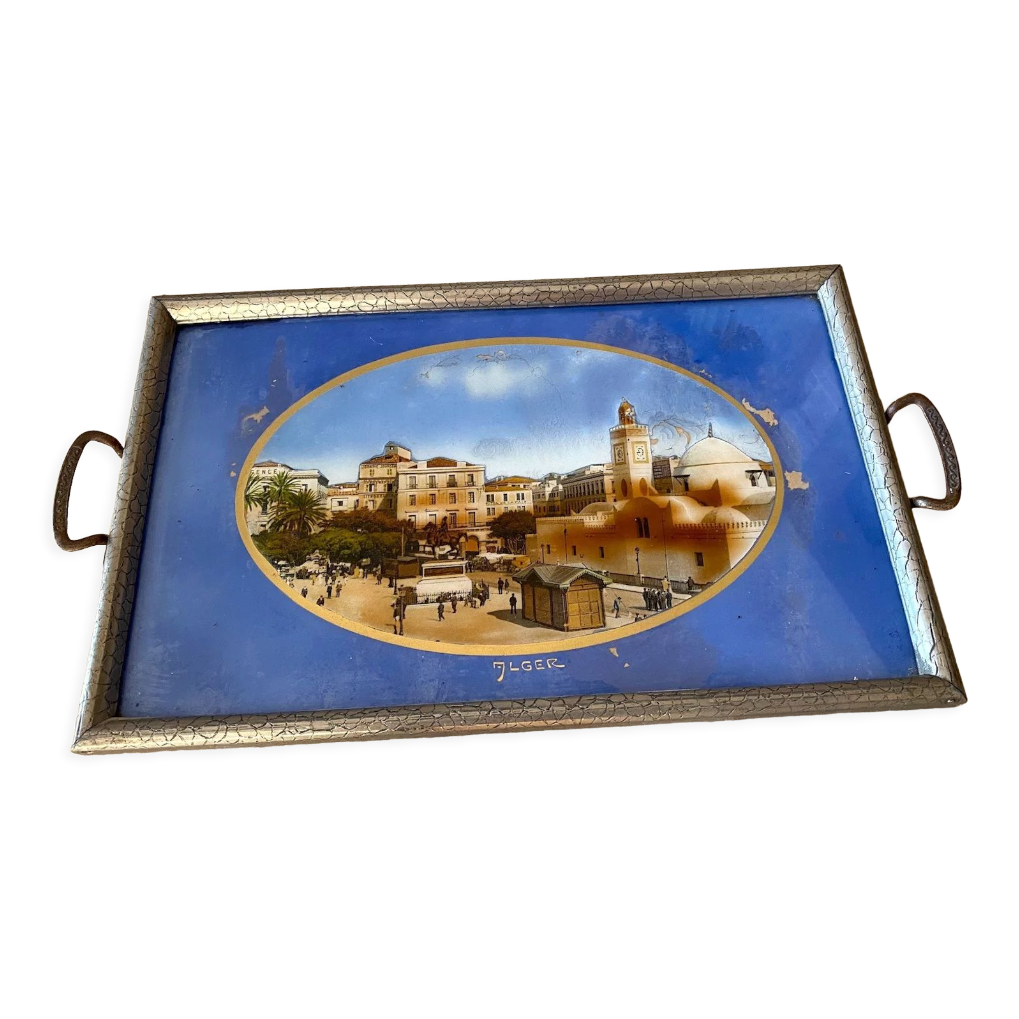 Vintage tray Algiers