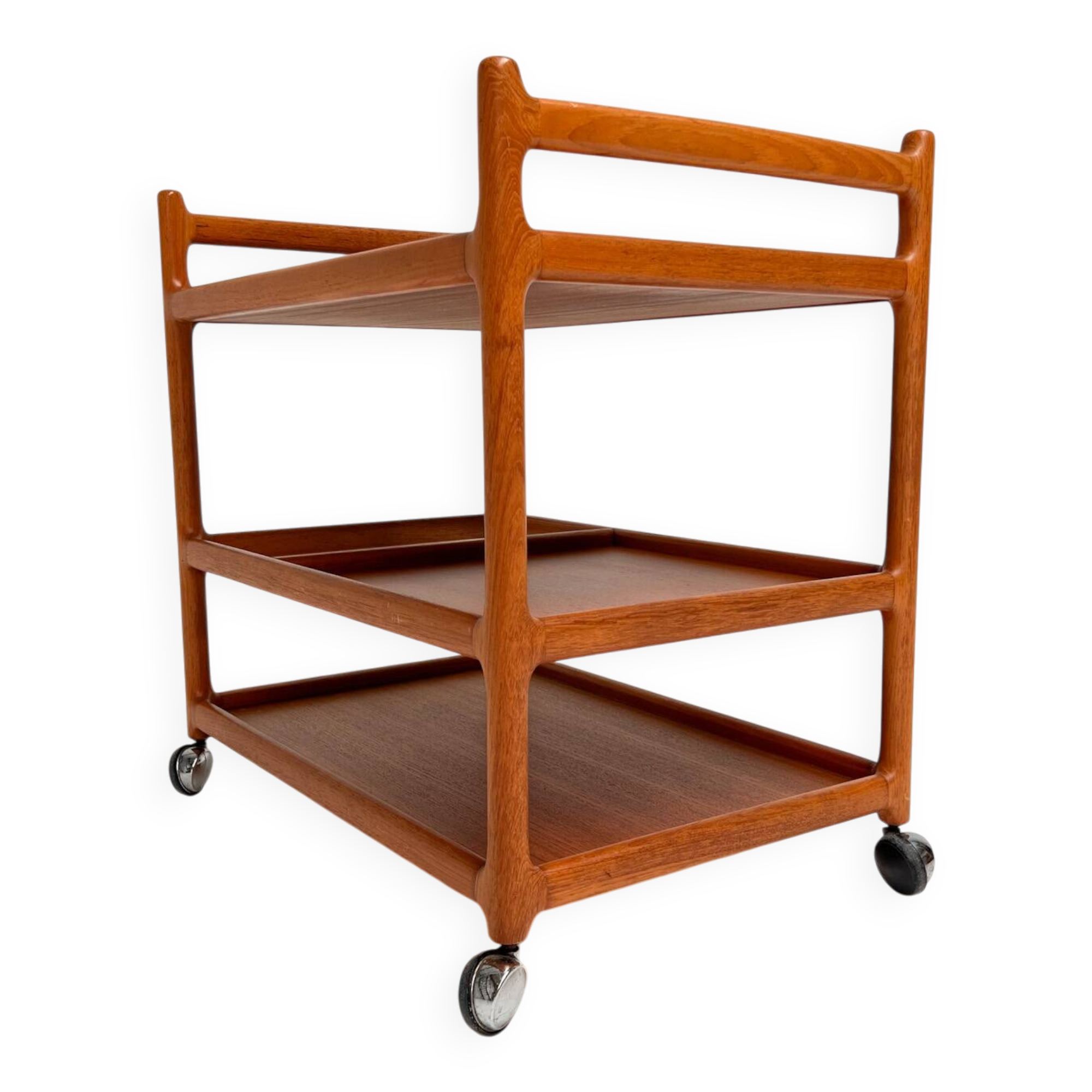 Teak trolley by Andersen for Silkeborg, 1960s