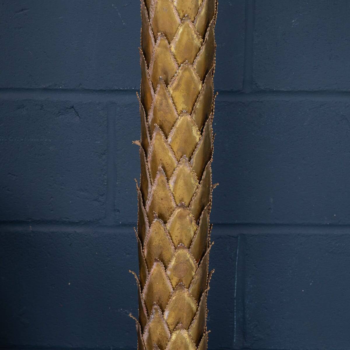 Lampadaire en palmier francaise du xxe siecle, christian techoueyres pour maison jansen