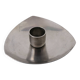 Vintage Celton Denmark Scandinavian Stainless Steel Candle Holder