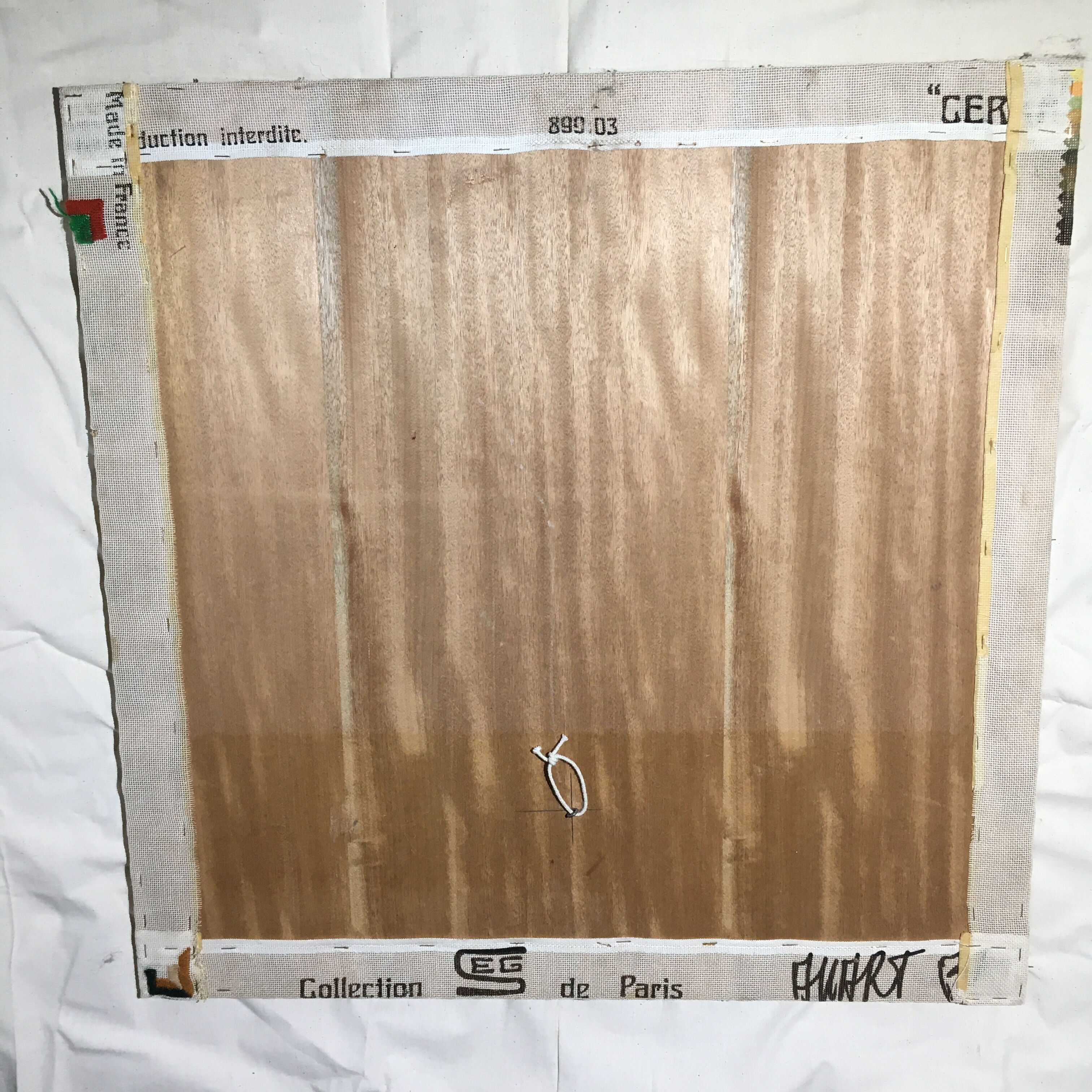 Kinetic vintage tapestry Patrice Allard pop art 1970