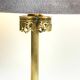 Solid brass vintage clover lamp