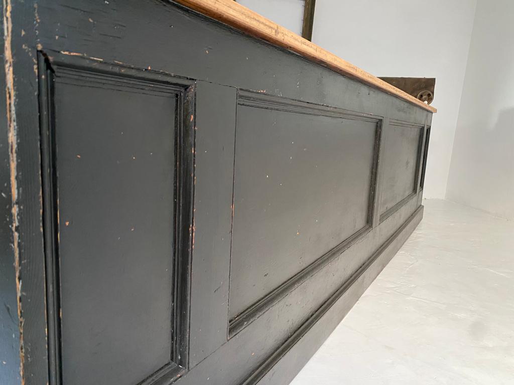 Antique victorian shop counter