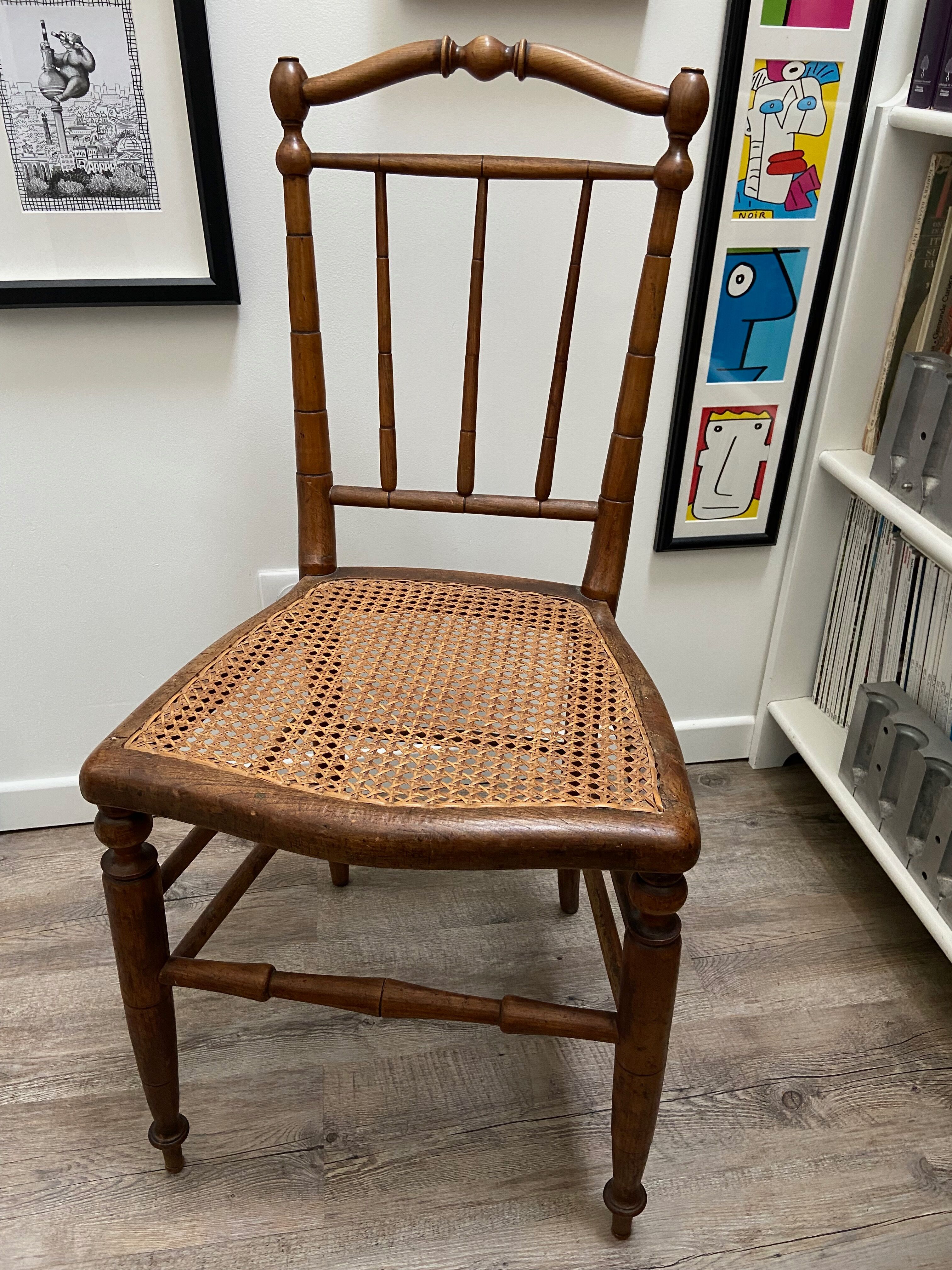 Napoleon III canned chair