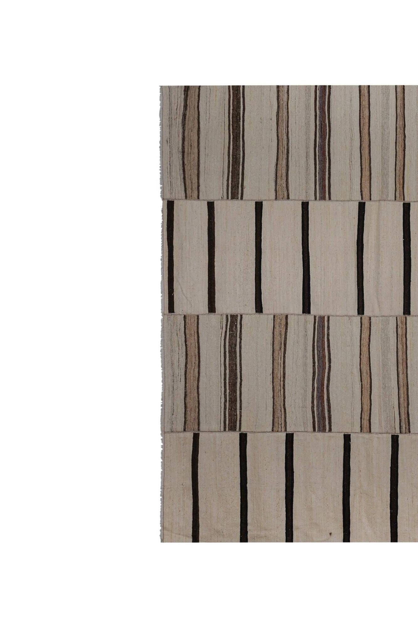 Vintage Turkish kilim handwoven 286x385 cm
