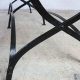 Antique foldable garden bench