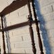 Wooden wall shelf