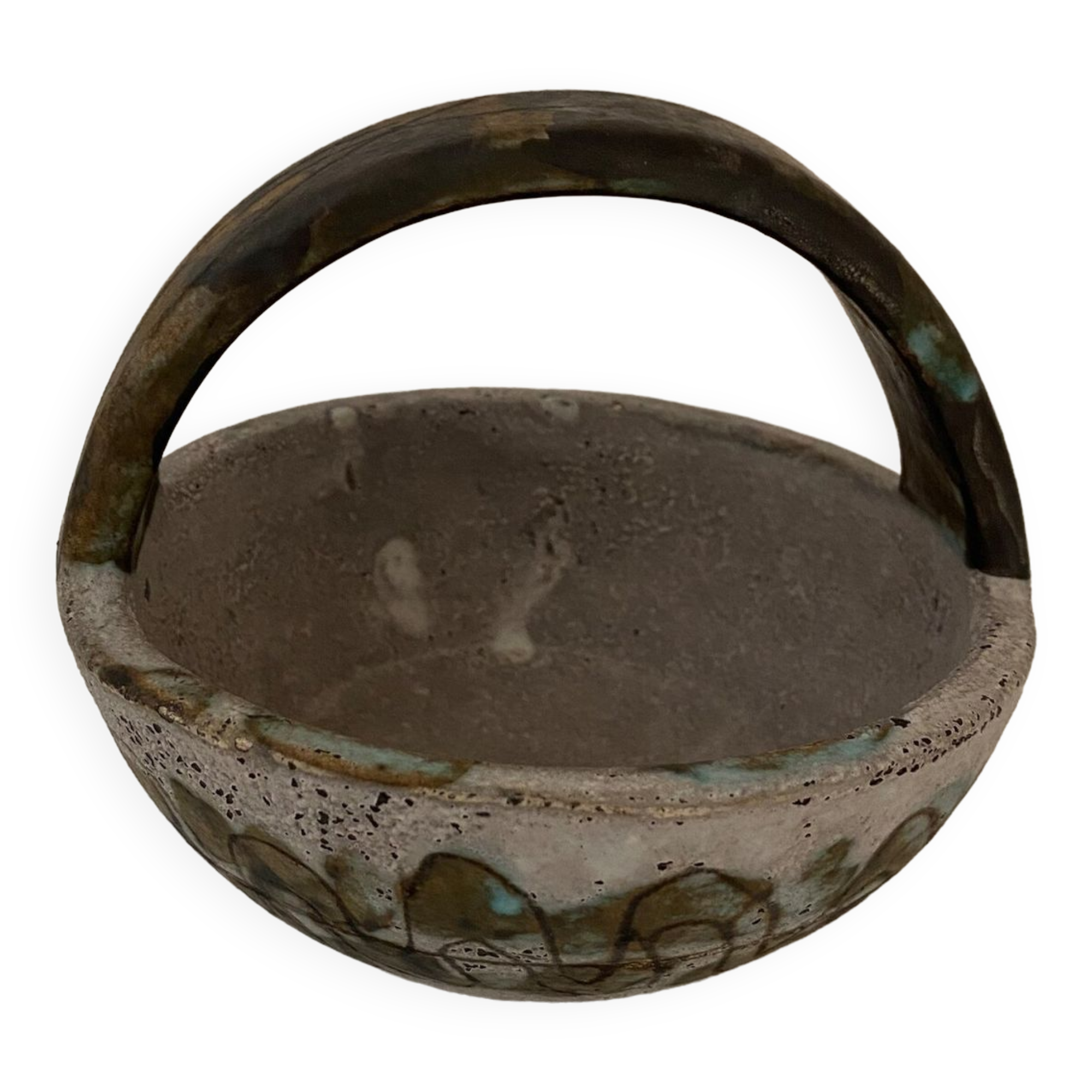 Trinket bowl signed Massier - Vallauris