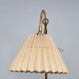 Lampadaire en laiton réglable par Nafa 1950