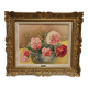 Painting / Oil on canvas signed G. DUBOIS 1944. Montparnasse frame, Bouquet