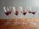 Serie de 8 verres a pieds vintage
