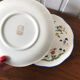 Lot dessert plates Birds of Pardadis Gien