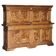 Italian Governess Buffet in Burr Pippy Oak with Geometric Marquetry
