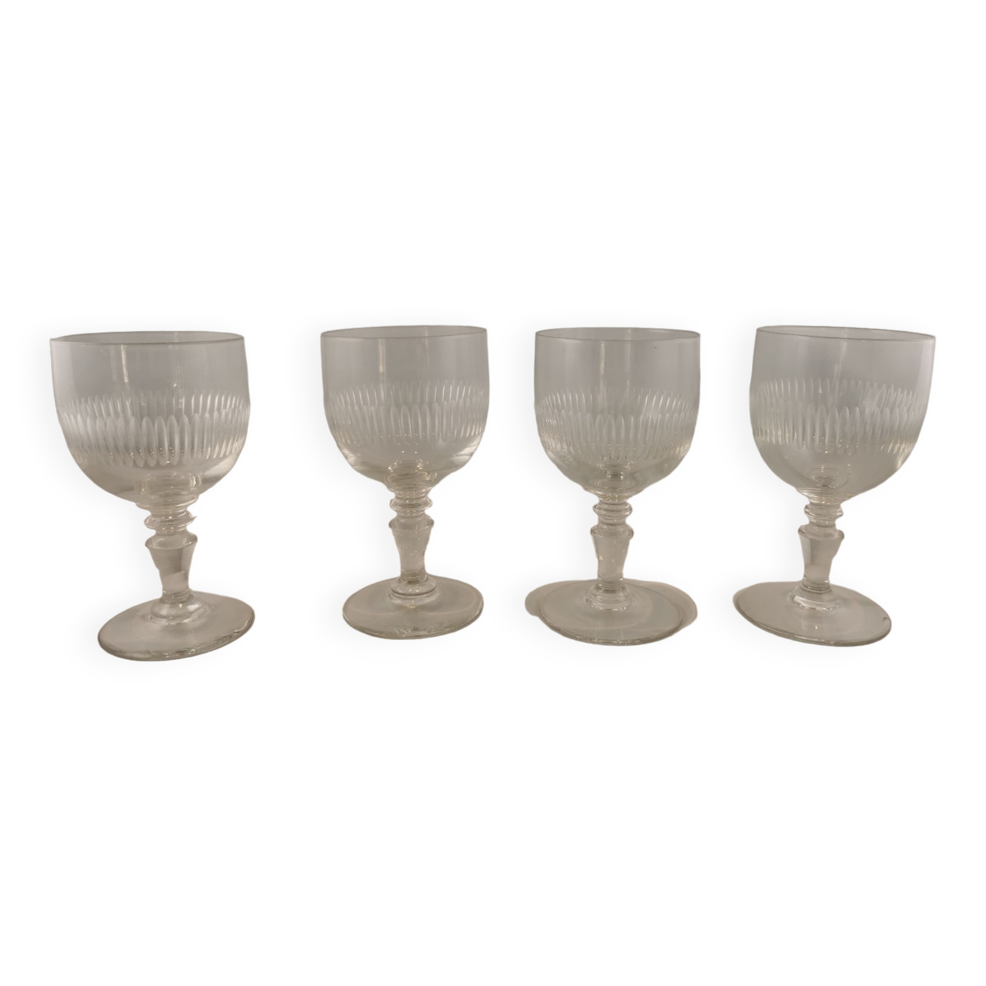 Cut stemware, old