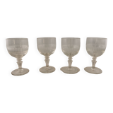 Cut stemware, old