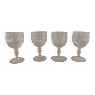 Cut stemware, old