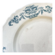 Set of 6 flat plates iron earth Longchamp model Lutetia old earthenware