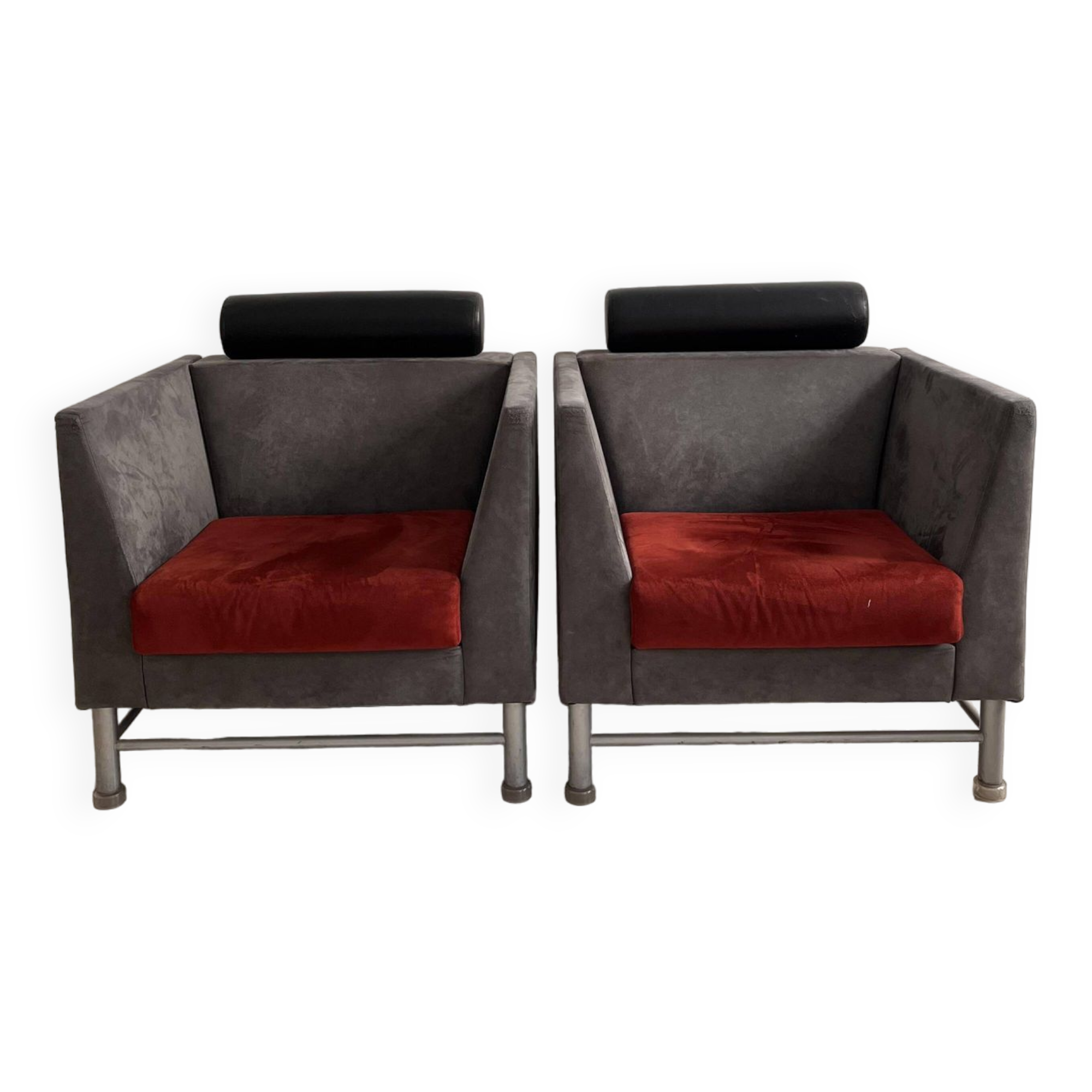 Pair of Knoll armchairs - Ettore Sottsass