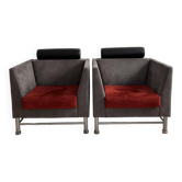 Pair of Knoll armchairs - Ettore Sottsass