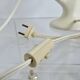 Matte white ceramic lamp 1960