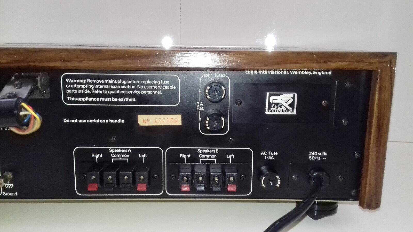 Amplifier/tuner stereo receiver vintage stereo "eagle r6300" amplifier rare