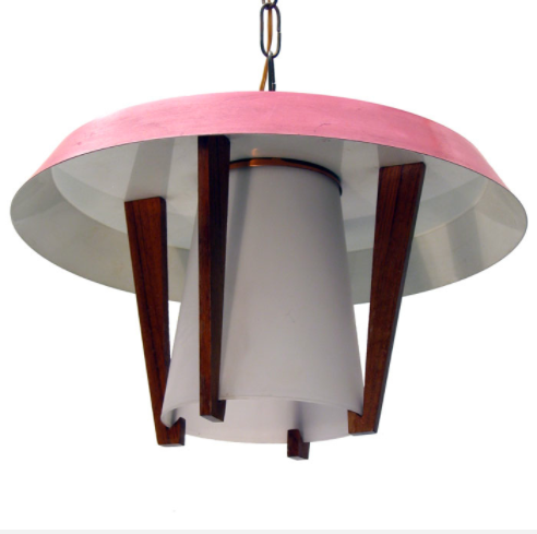 Philips style 50 s, metal, wood and glass