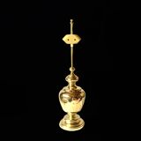 Large vintage brass lamp base - height: 75 cm