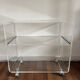 Desserte en plexiglass David Lange