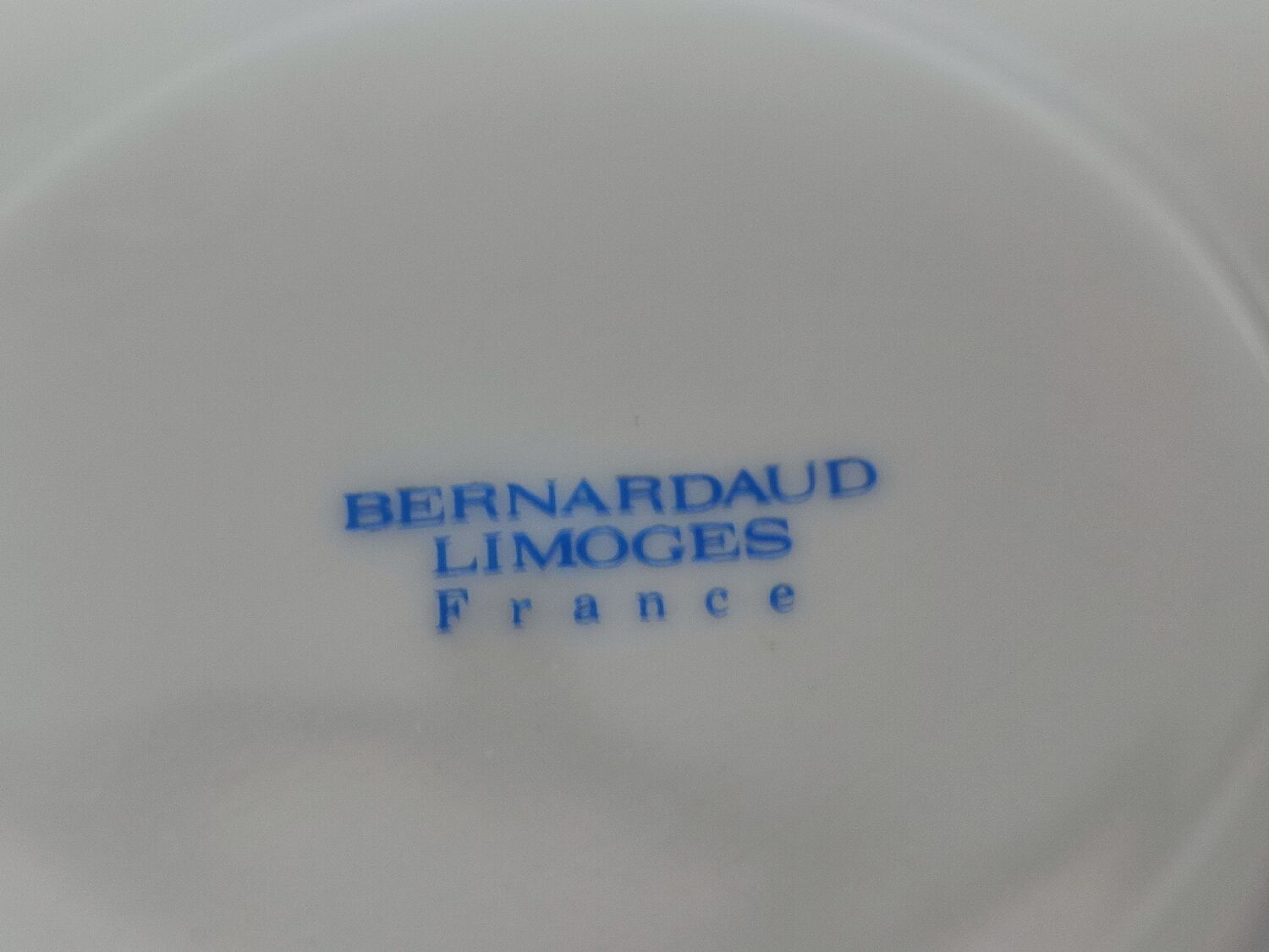 Set of 5 vintage Bernardaud Limoges porcelain cups