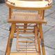 High canine chair convertible into wood