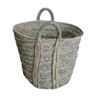 Panier fibres vegetales artisanal