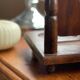 Wooden table mirror