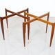 Pair of Danish Teak Model 4508 Tray Tables by Fritz Hansen, 1950s