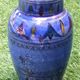 Ceramic vase baluster shape glazed terracotta