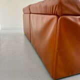 DESEDE ds 76 vintage design camel leather 2-seater sofa