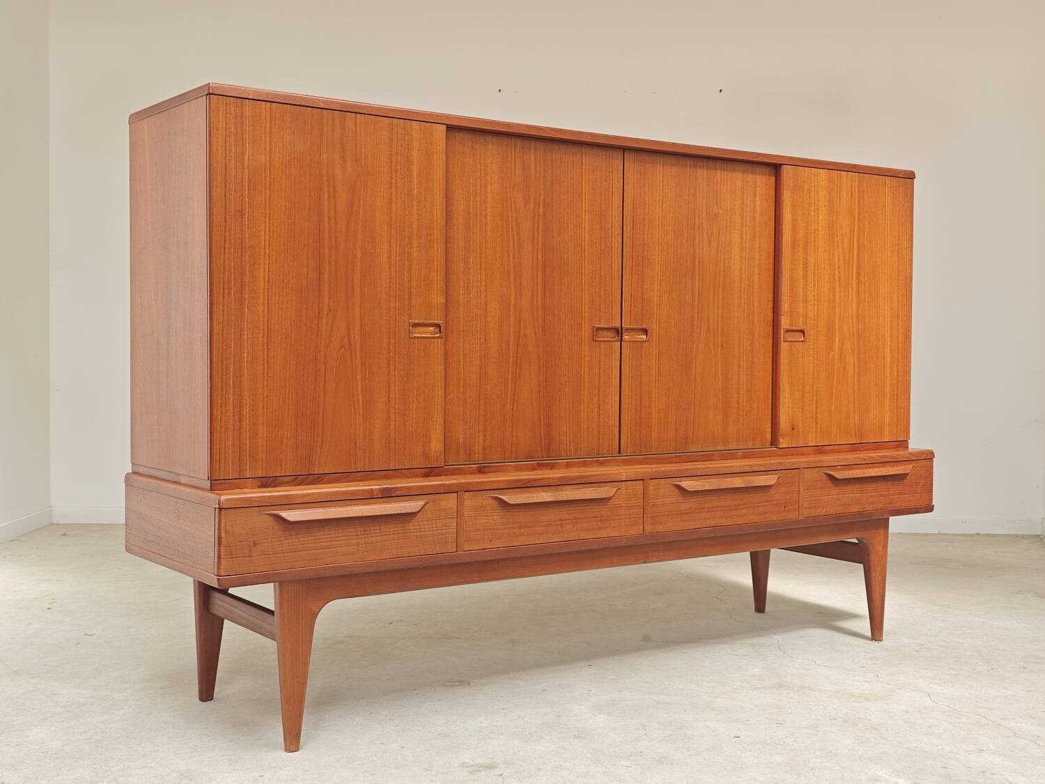 High enfilade by Johannes Andersen by Bordum & Nielsen, Samcom teak