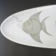 Vintage Niderviller 1960s fish dish