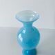 Blue opaline vase