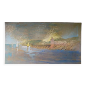 Gouache signée Gravey