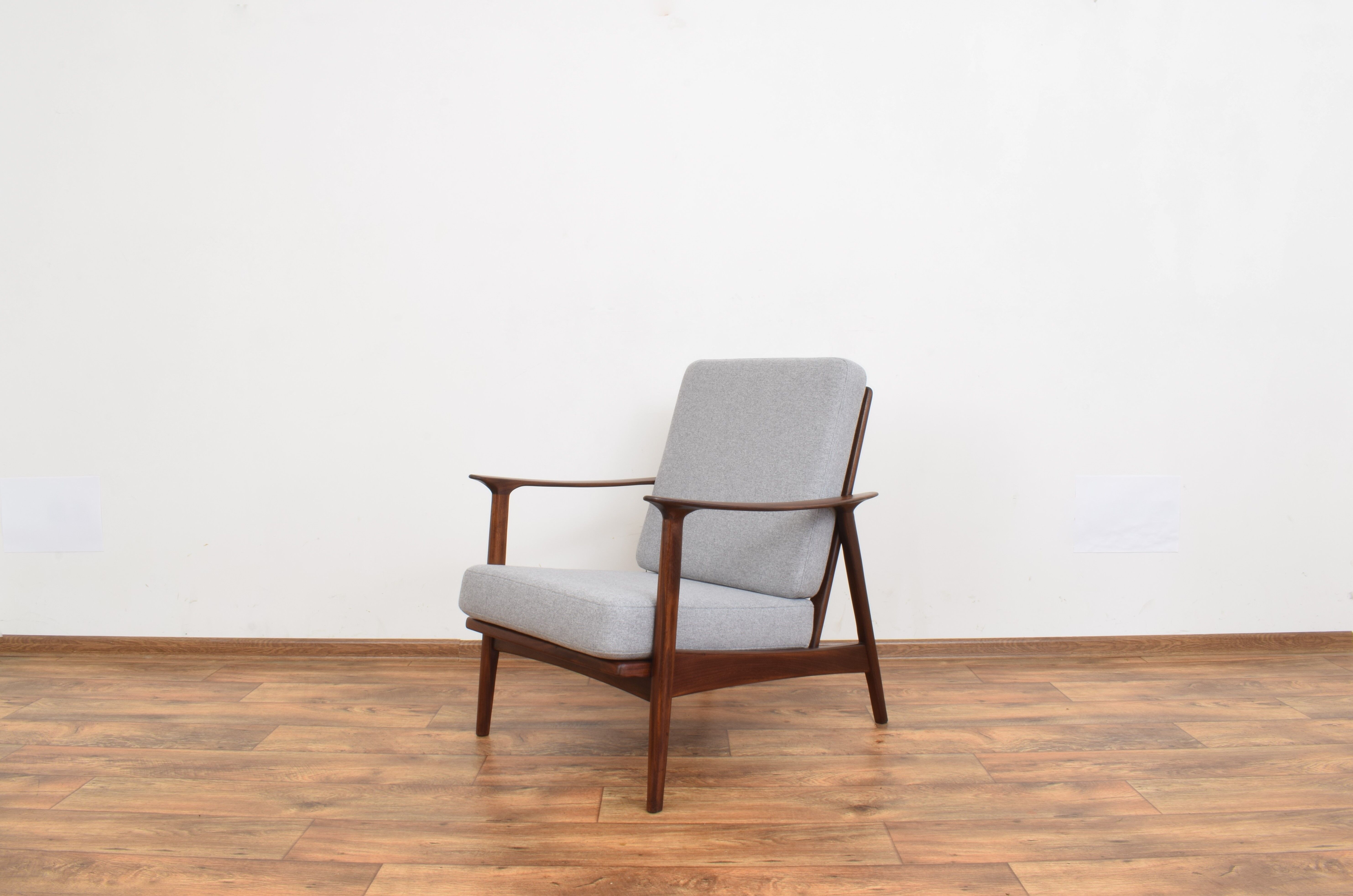 Mid-Century Danish Teak Armchair, 1960s.
