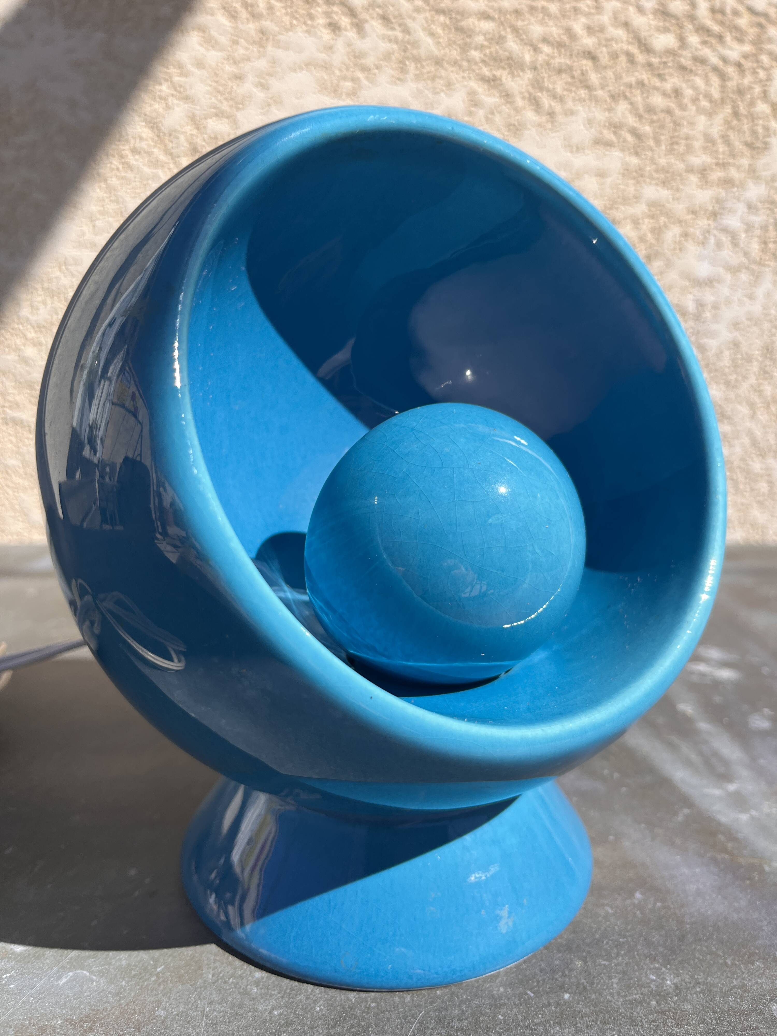 SC3 ceramic lamp Marcello Cueno 1960