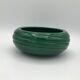 green ceramic flat cup 1950 saint clement signed B Letalle 16 cm
