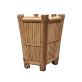 Vintage Rattan Planter, 1970s