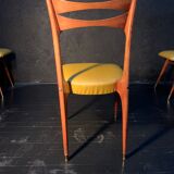 Stella, suite of 6 chairs design 1960