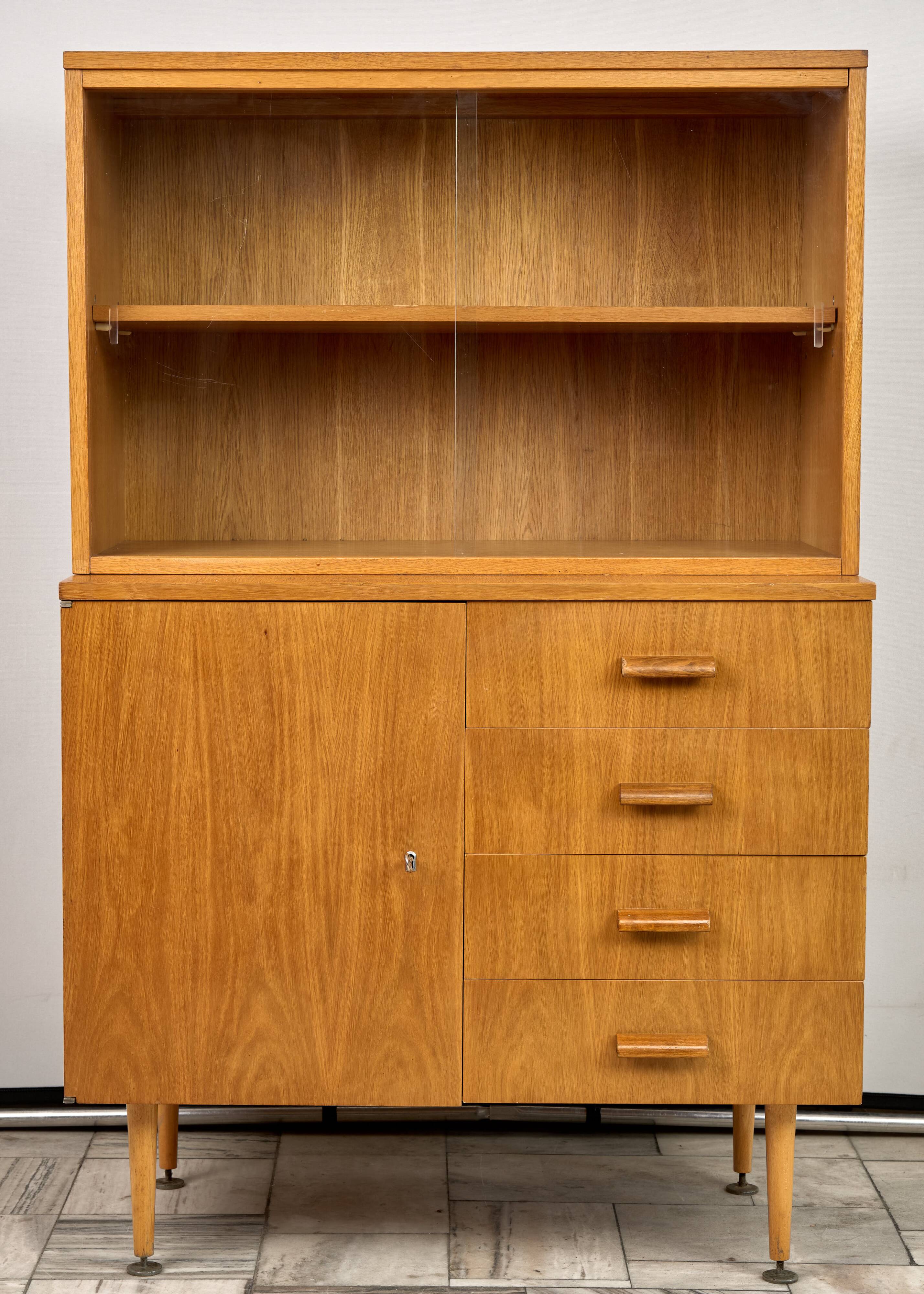 Vintage Display Cabinet, UP závody, 1960s, Czechoslovakia