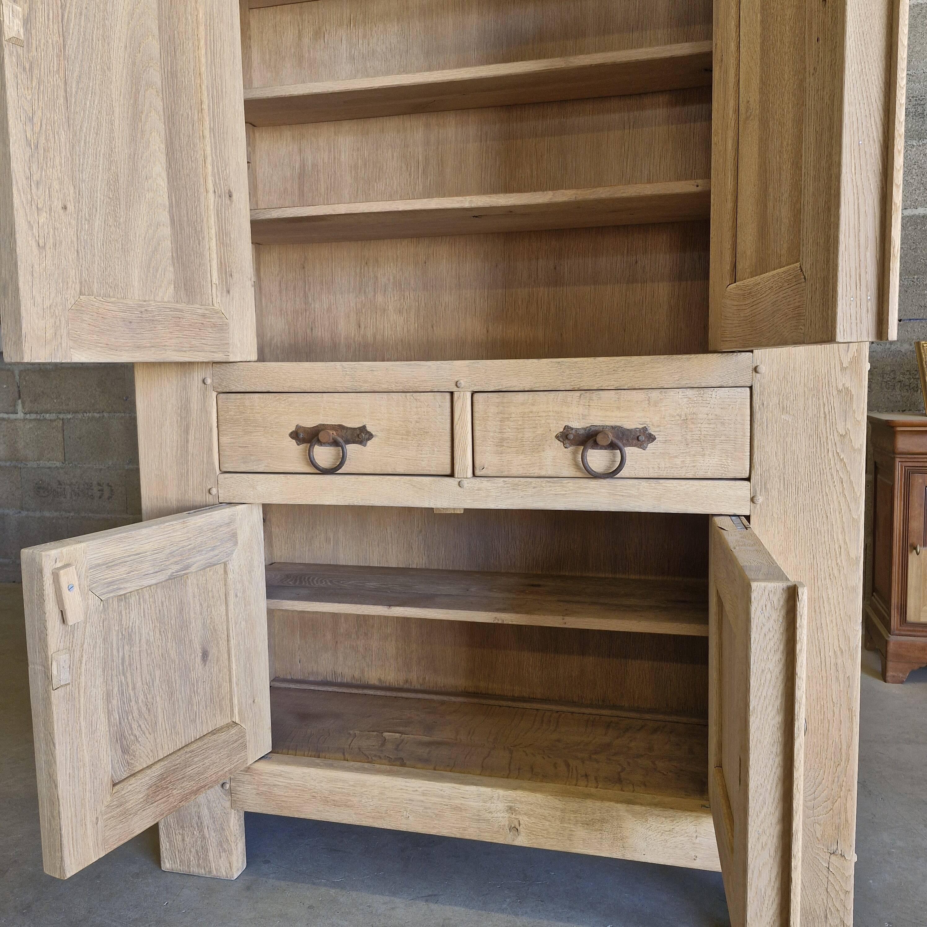 Rustic oak sideboard
