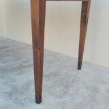 Old rustic farmhouse table 1900 in oak and fir - 1m51